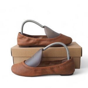 Lucky Brand Emmie Ballet‎ Flats Bourbon Winter Haze (Brown) Women's 7.5M